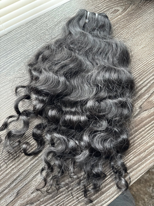 Curly Blossom (Raw Indian Curly)
